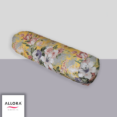 Monsoon Blooms Print Bedsheet – Yellow ALLORA BDonline shop bangladeshothoba.com