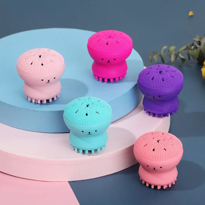 Picture of Silicone Facial Cleaning Brush For Limpiador Facial Octopus Shape Deep Pore Exfoliating Cleansing Face Brushes Skin Care