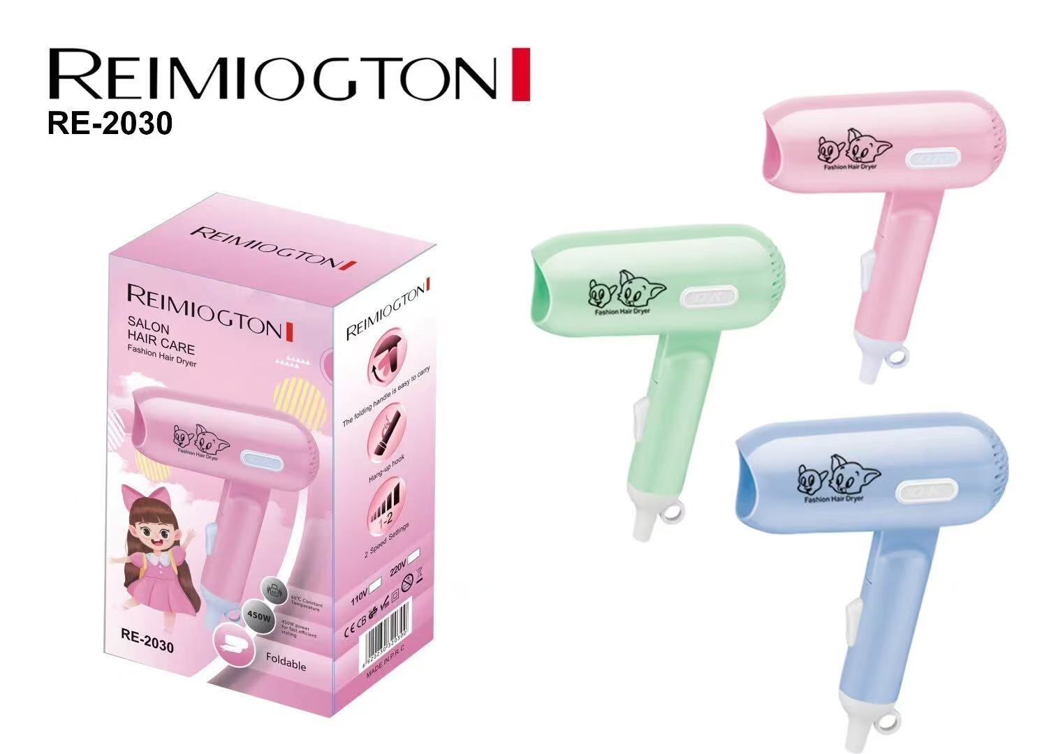 Picture of Foldable Hair Dryer Portable Home Travel Dorm Hair Dryer Hairdressing Salon Styling Tools Two-Speed Wind Mini Hair Dryer