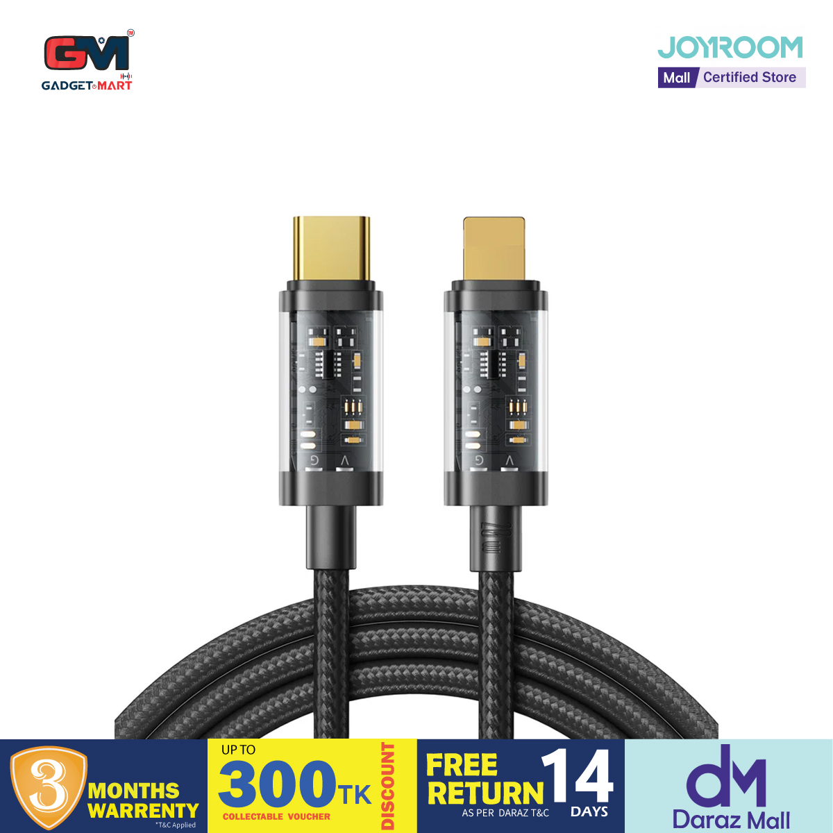Picture of Joyroom S-CL020A12 Type-C to Lightning PD 20W Data Cable 1.2m For Iphone