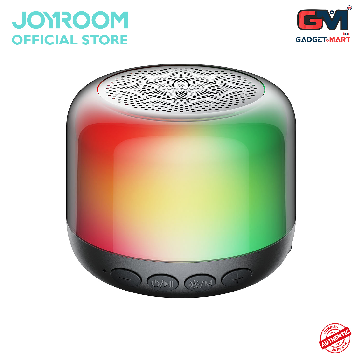 Picture of Joyroom JR-ML03 Transparent RGB Wireless Speaker- RGB & Black