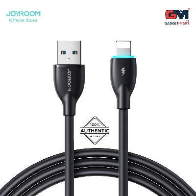 Picture of Joyroom S-A30 Star-Ring Series 3A Fast Charging Data Cable (USB-A to Lightning) For iPhone - 1m-Black