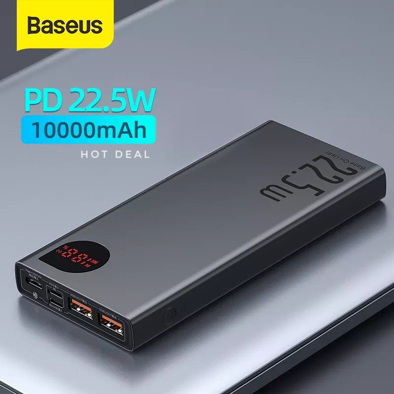 Picture of Baseus Adaman 10000mAh Metal 22.5W Power Bank - Black Picture of Baseus Adaman 10000mAh Metal 22.5W Power Bank - Black