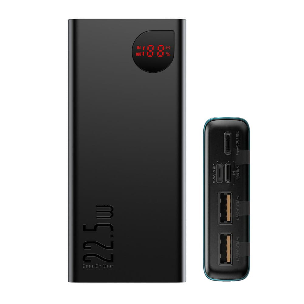 Picture of Baseus Adaman 10000mAh Metal 22.5W Power Bank - Black Picture of Baseus Adaman 10000mAh Metal 22.5W Power Bank - Black