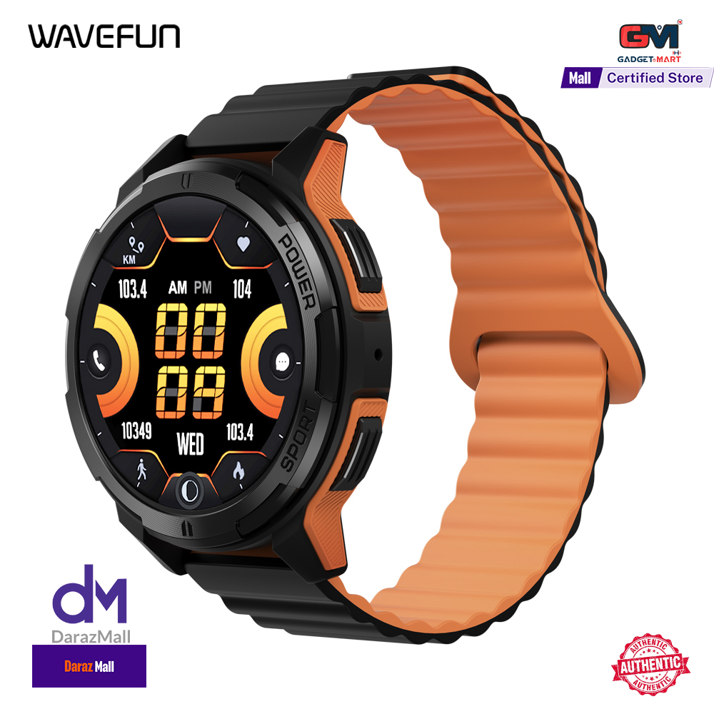 Picture of Wavefun Wave 70 Rugged Smartwatch AMOLED Smart Watch 1.43'' 466*466 Fitness Sports 10M Ultra Waterproof Outdoor Bluetooth Call Picture of Wavefun Wave 70 Rugged Smartwatch AMOLED Smart Watch 1.43'' 466*466 Fitness Sports 10M Ultra Waterproof Outdoor Bluetooth Call