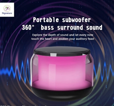 Picture of Signature STI-DR32 Transparent RGB Wireless Speaker