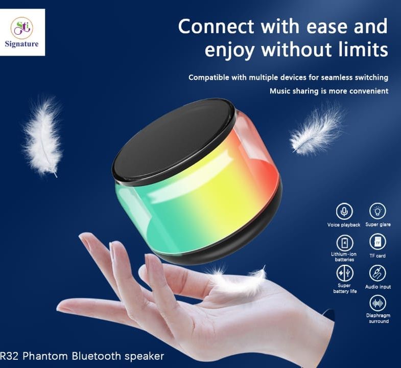 Picture of Signature STI-DR32 Transparent RGB Wireless Speaker