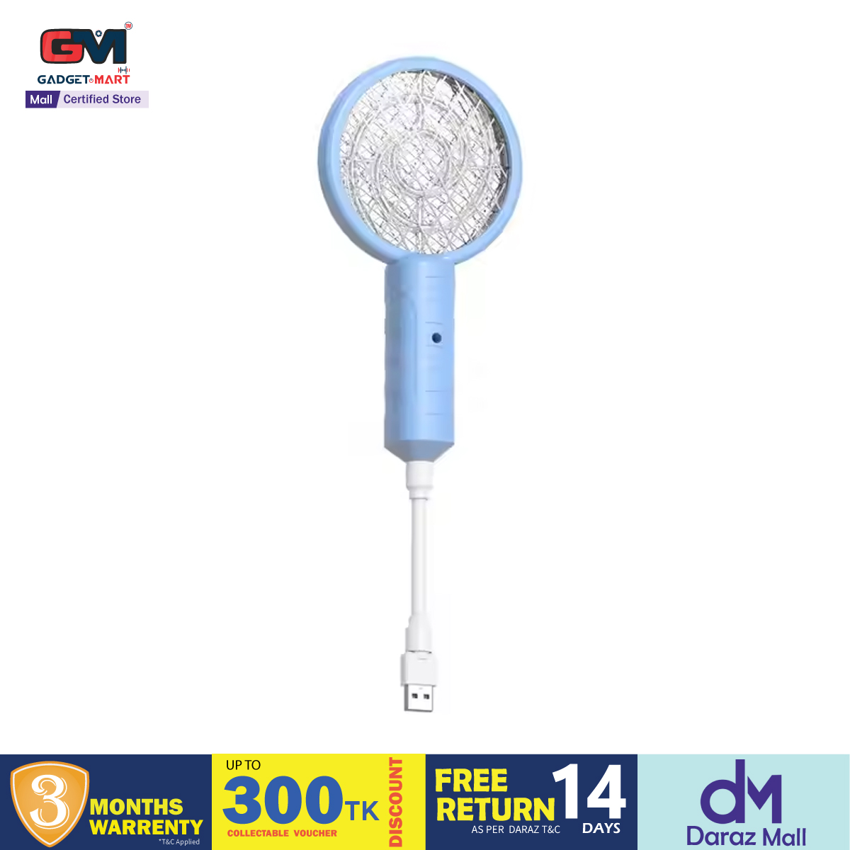 Picture of Lollipop Design Mini Mosquito Killer Lamp Portable Bug Zapper USB Mosquito Swatter