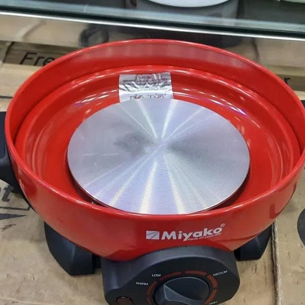 Picture of Miyako Double Pot Multi cooker, Electric Curry Cooker With Double Pot, Removable non-stick pan, Automatic cooking and warming system MC-500D (5.5 LTR)