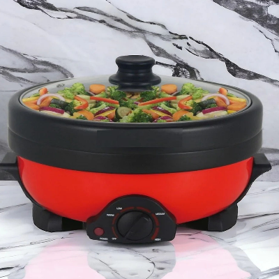Picture of Miyako Double Pot Multi cooker, Electric Curry Cooker With Double Pot, Removable non-stick pan, Automatic cooking and warming system MC-350D (4 LTR)