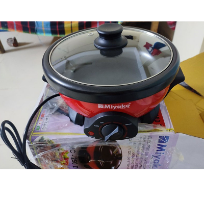 Picture of Miyako Double Pot Multi cooker, Electric Curry Cooker With Double Pot, Removable non-stick pan, Automatic cooking and warming system MC-350D (4 LTR)