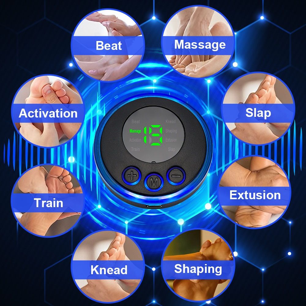 Picture of 2 in 1 body and foot tharpay, Electric Foot Massager Rechargeable Fully Automatic Circulation Foot Massage Pad