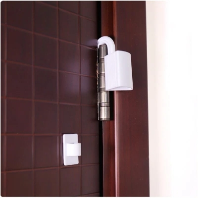 Picture of Safety Door Hinge Stopper || Baby Anti-Pinch Hand Door top Finger Pinch Guard Child Safety Door Stopper || Baby Finger Hands Anti-Pinch Protector Guard Security Door Lock