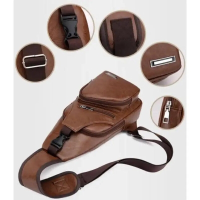Picture of Crossbody Jeep Messenger Bag With Shoulder Belt - Cross Body Bag