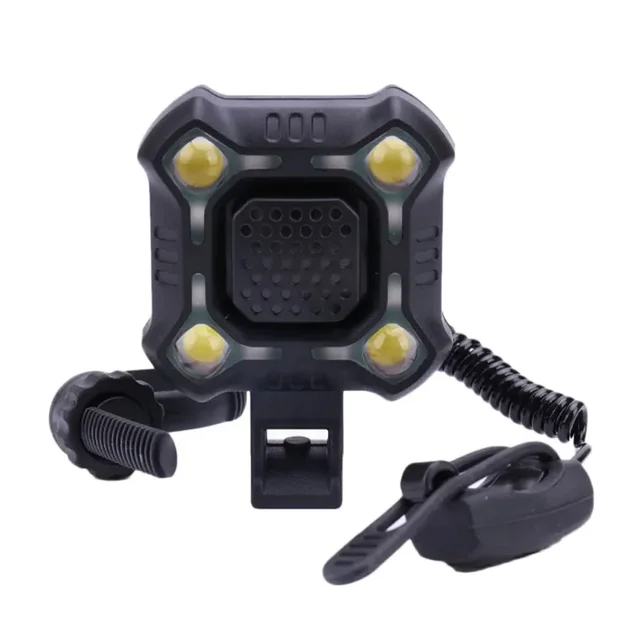Picture of 2 In 1 Bicycle Light 140dB Horn Headlight Electric Bell USB Rechargeable Front Light Waterproof Loud Alarm Night Riding Lamp || bicycle headlight t6 l2, signalling light bicycle
bike tail light usb waterproof, bicy light, charger in bicycle light