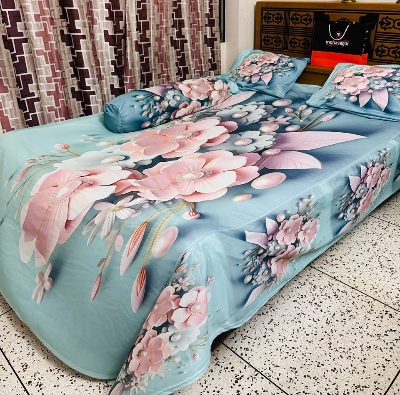 Picture of Primium 3D Bedsheet Four Piece Set