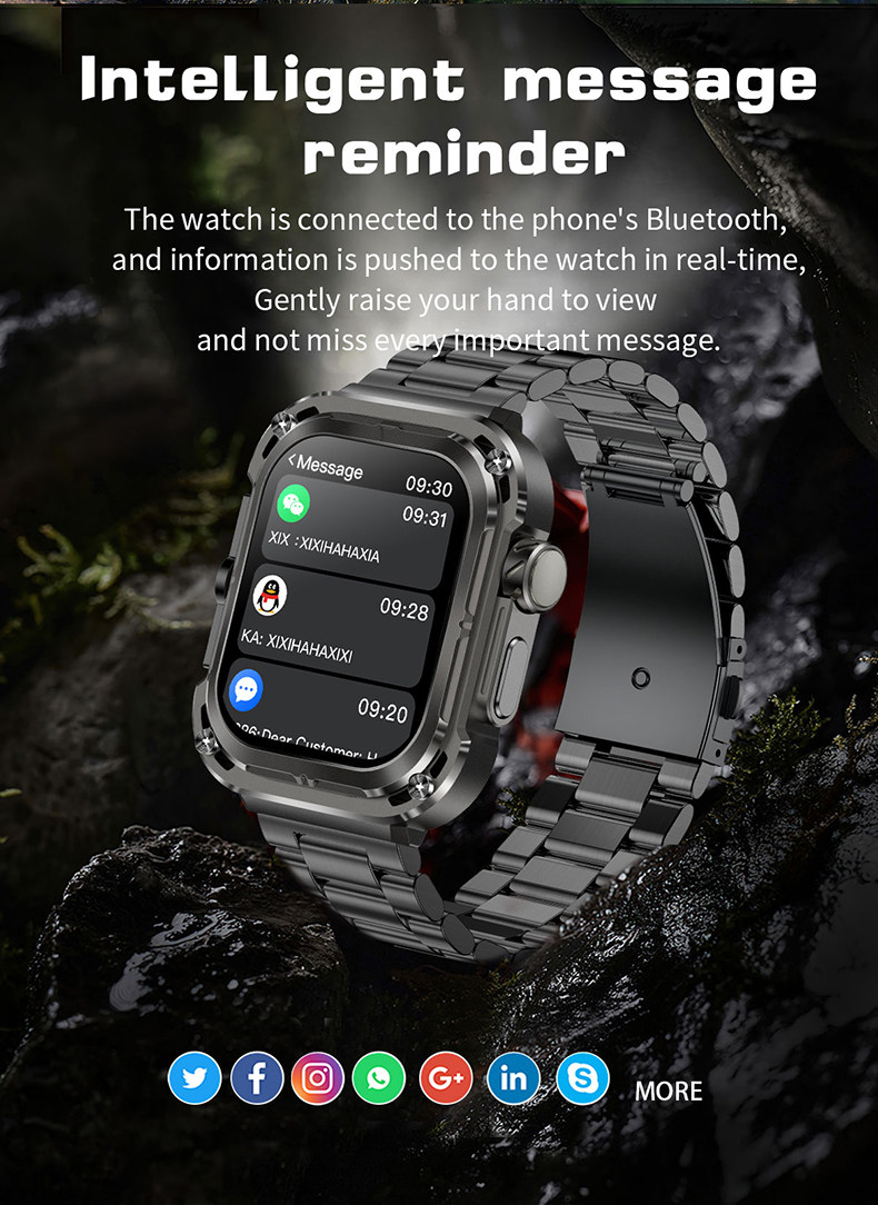 Picture of Y80 Ultra Smartwatch With 8 Strap