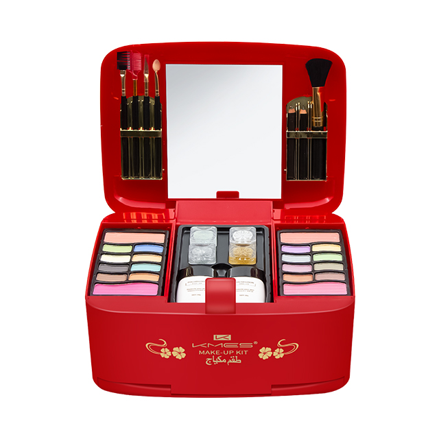 Picture of Big Size Long Lasting Bridal Professional Waterproof Complete Bridal Makeover Makeup Kit with Makeup Brush Set || Full Professional Makeup Set Box Cosmetics For Women