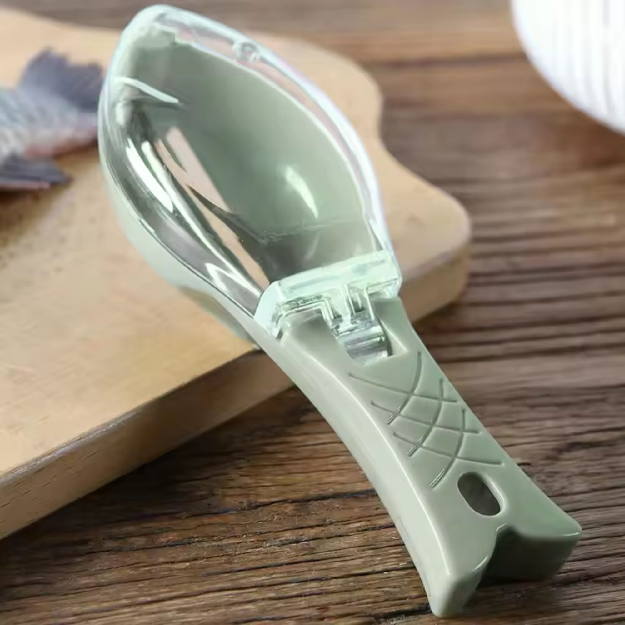 Picture of Fish scale brush | Fish Skin Brush Scraping Fish Scale Brush Grater Quick Disassembly Fish Cleaning Peeling Skin Scraper Scraper Scaler