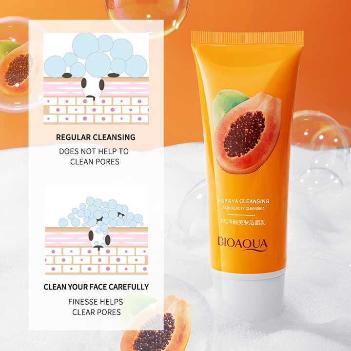 Picture of Bioaqua Papaya Purifying Cleanser Face Wash- 100g