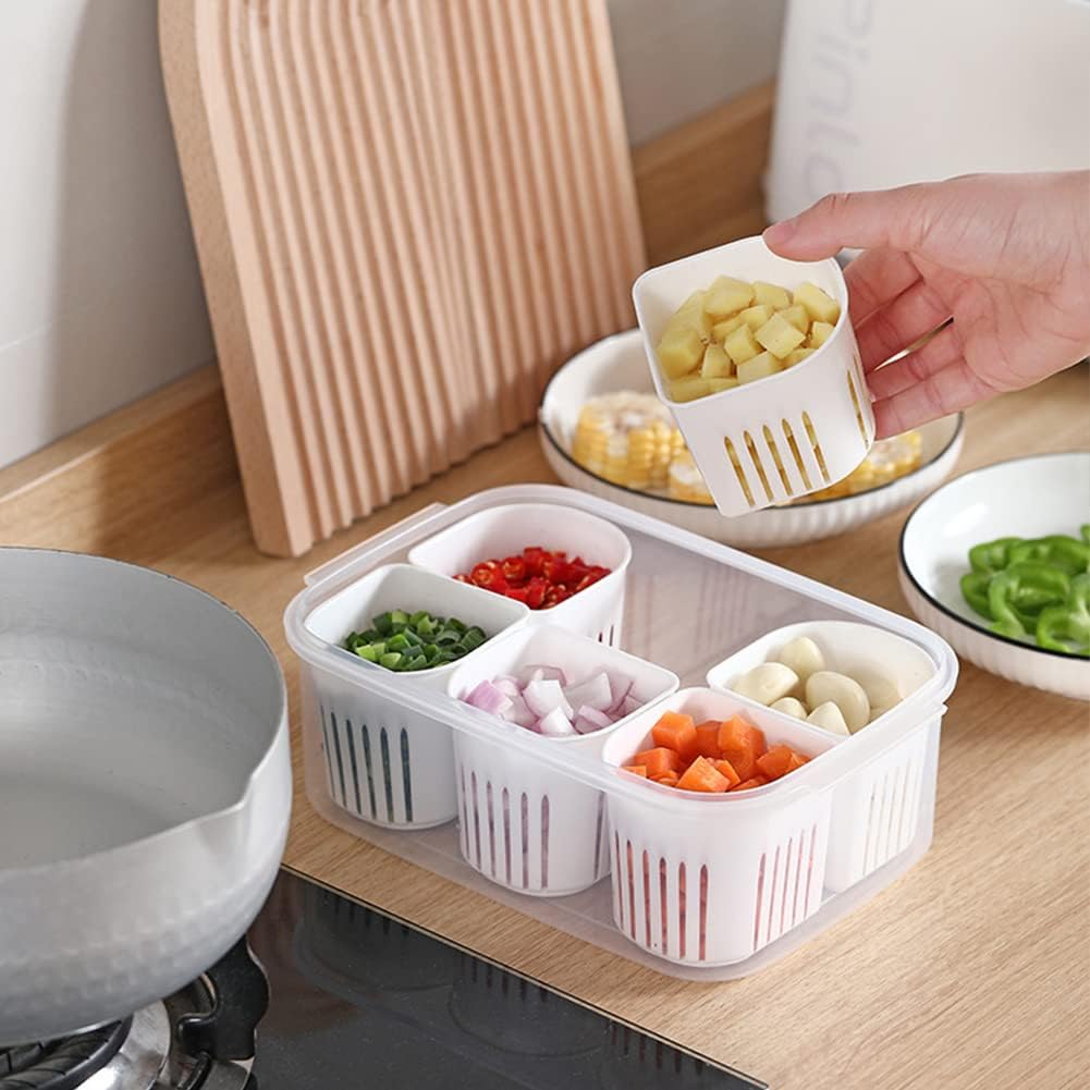 Picture of Kitchen Food Organizer Refrigerator Storage Box