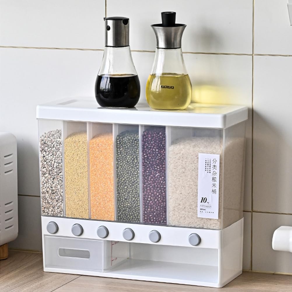 Picture of Wall Mounted Divided Food Dispenser-10KG