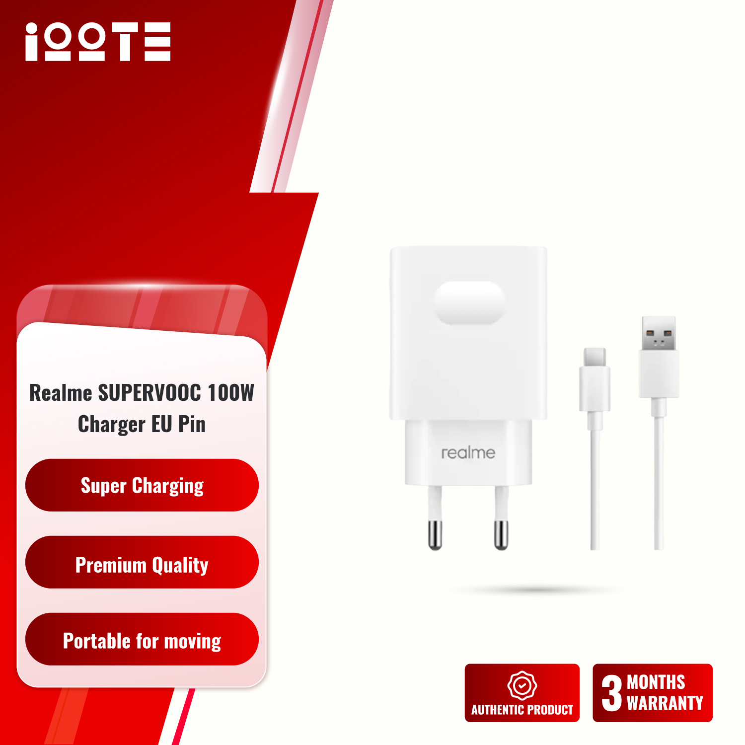 Picture of Realme SUPERVOOC 100W Charger EU Pin