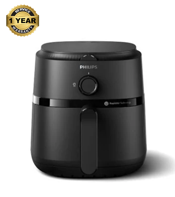 Buy Philips 4.2 Litre Compact Airfryer with Rapid Air Technology 1500W, Dishwasher Safe, Temperature Control, Time Control (NA120) at Best Price In Bangladesh