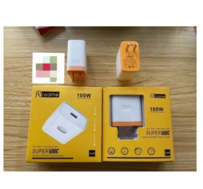 Picture of Realme 100W SuperVOOC Charger Dual Port Wall Power Adapter USB Type C PD Cable For OPPO Find X6 X5 Pro Reno 10 9 Pro Pad