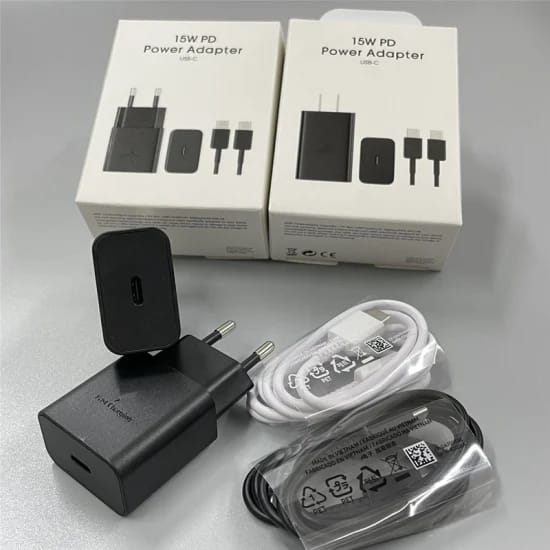 Picture of 100% Samsung Orginal 15W PD Power Charger and Type-C Cable