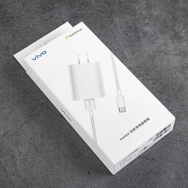 Picture of Vivo 44W Fast Charger Flash Charging Power Adapter With Usb Type C Cable For Vivo X70 X60 X50 Pro IQOO Neo855 Z5X S6 S7 Y5s