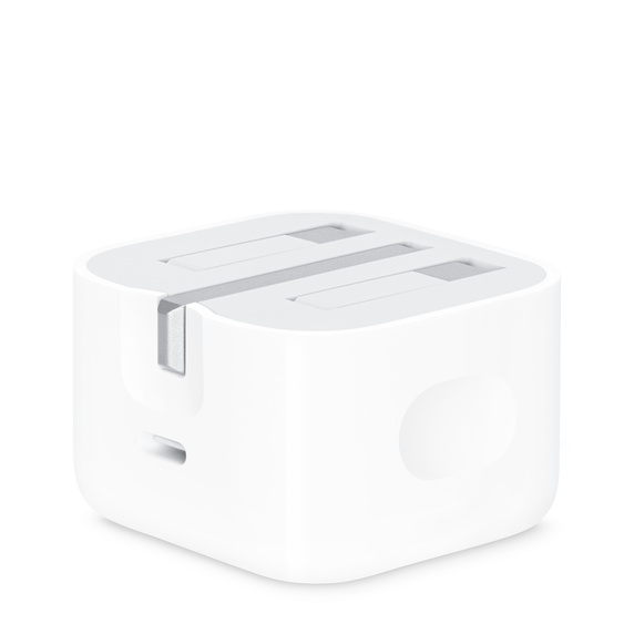 Picture of Apple iPhone 20W USB-C PD 3Pin Plug Fast Charging Power Adapter With USB-C to Lightning Cable