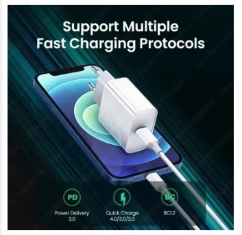 Picture of PD 35W Fast Charging Charger For Apple iPhone 14 13 12 11 15 Pro Max Plus USB C Charger Cable X XR XS Phone Charger Accessories