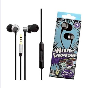 Picture of Remax Earphone Rm 512 Earphone - Headphone