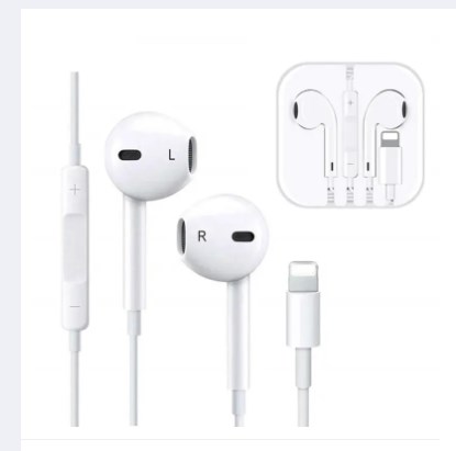 Picture of 8 7 6 5 Plus X XR XS Max Wired Earphone With Microphone Gaming Headset Stereo by A to Z Accessories BD