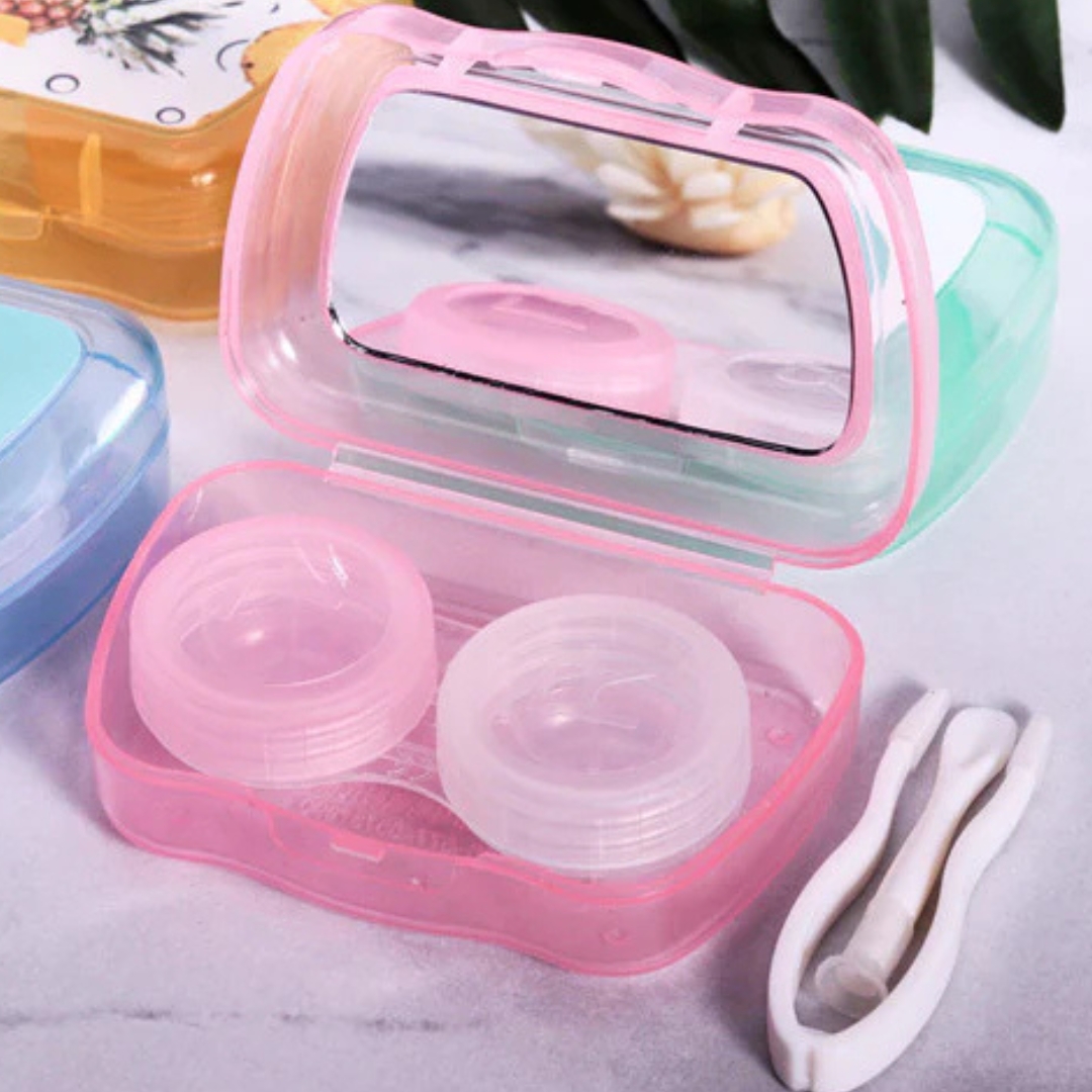 Picture of Contact Lens case, travel Kit Box(Tweezers & Applicator) kit4