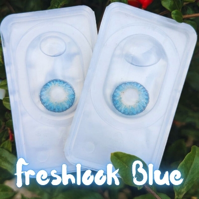 Picture of Freshlook Blue (Plano & Power)Color Contact Lens with kit box.1 pair Freshlook Colorblends Color contact lens For Eyemakeup/eyefashion. Freshlook Colorblensds Series #Blue