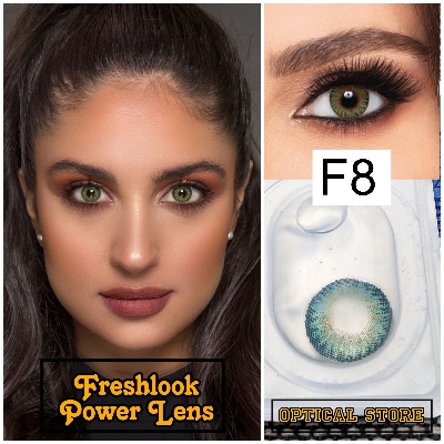 Picture of Freshlook Green (Plano & Power)Color Contact Lens with kit box.1 pair Freshlook Colorblends Color contact lens For Eyemakeup/eyefashion. Frehlook Colorblensds Series #freshlookgreen