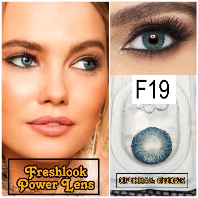Picture of Freshlook Turquoise (Plano & Power)Color Contact Lens with kit box.1 pair Freshlook Colorblends Color contact lens For Eyemakeup/eyefashion. Frehlook Colorblensds Series #Turquoise