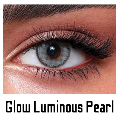 Picture of Bella Luminous Pearl Glow Color Contact Lens with Regular Kit Box. For men,women/Unisex. Bella Glow Series. #luminous.pearl