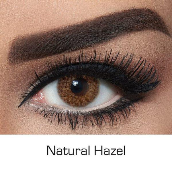 Picture of Bella Hazel Natural Color Contact Lens with Regular Kit Box. For men,women/Unisex. Bella Natural Series. #natural.hazel