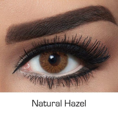 Picture of Bella Hazel Natural Color Contact Lens with Regular Kit Box. For men,women/Unisex. Bella Natural Series. #natural.hazel