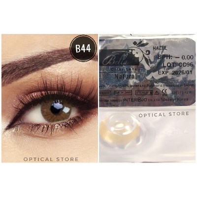 Picture of Bella Hazel Natural Color Contact Lens with Regular Kit Box. For men,women/Unisex. Bella Natural Series. #natural.hazel