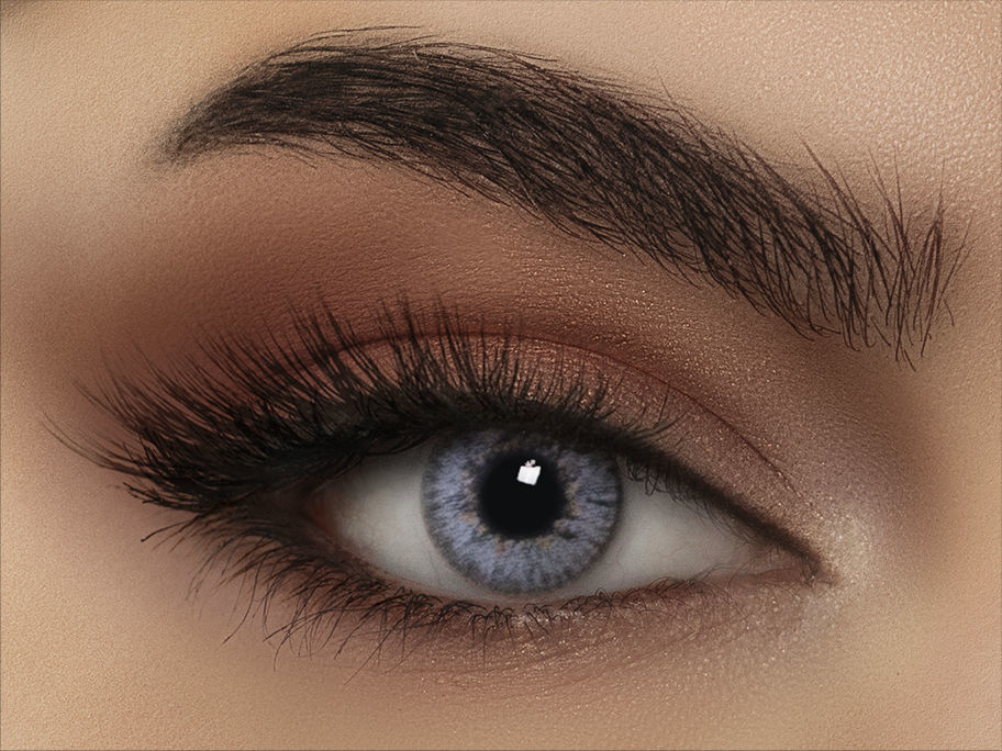 Picture of Bella Gray Blue Snow White Color Contact Lens with Regular Kit Box. For men,women/Unisex. Bella Snow White Series. #sw.gray.blue