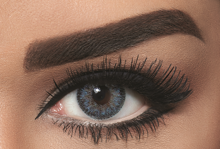 Picture of Bella Blue Contour Color Contact Lens with Regular Kit Box. For men,women/Unisex. Bella Contour Series. #c.blue