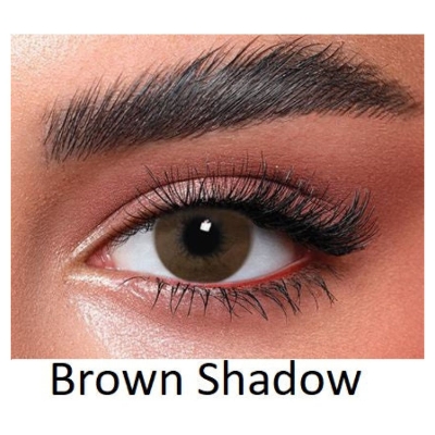 Picture of Bella Brown Shadow Diamond Color Contact Lens with Regular Kit Box. For men,women/Unisex. Bella Diamond Series.. #brown.shadow