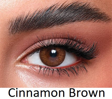 Picture of Bella Cinnamon Brown contact lens with kit box