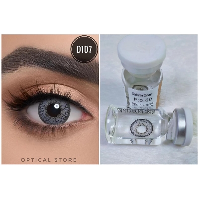 Picture of DAHAB Sabrin Gray Color contact lens with Regular Kit Box kit box. Dahab Gold Collection. #sabrin.gray