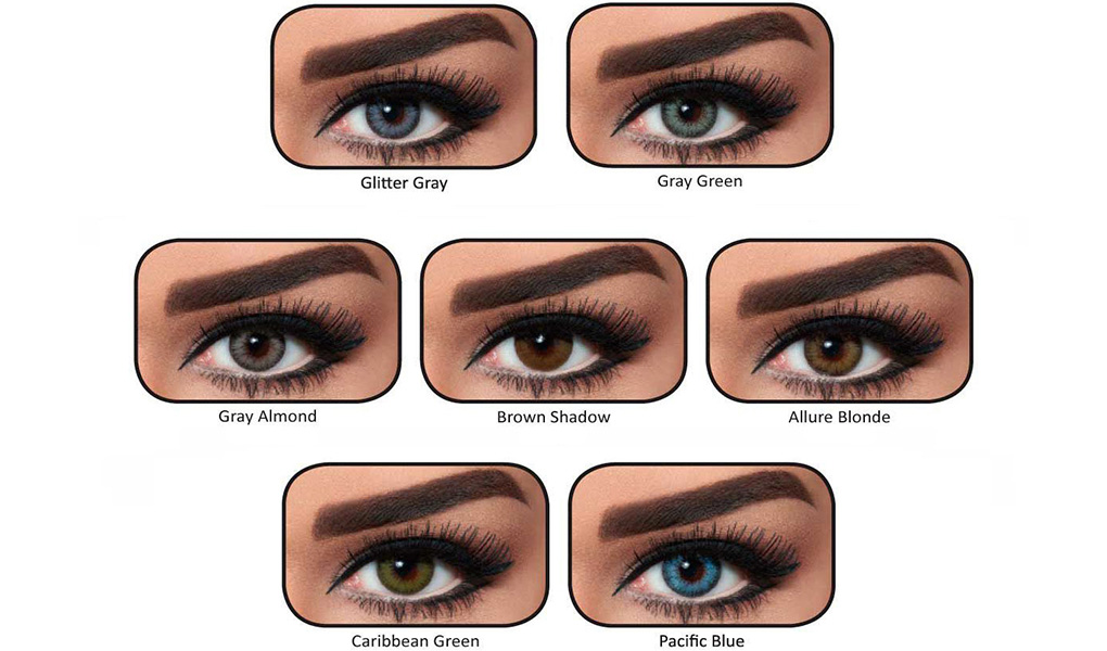 Picture of Bella or Freshlook Full Set contact lens with Tweezers & Applicator C1