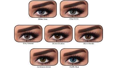 Picture of Bella or Freshlook Full Set contact lens with Tweezers & Applicator C1
